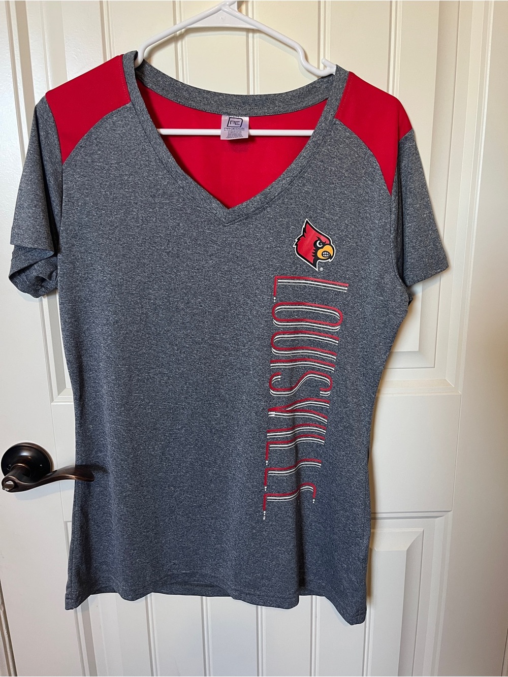 ProEdge Louisville Cardinals Women's V-Neck T-Shirt
